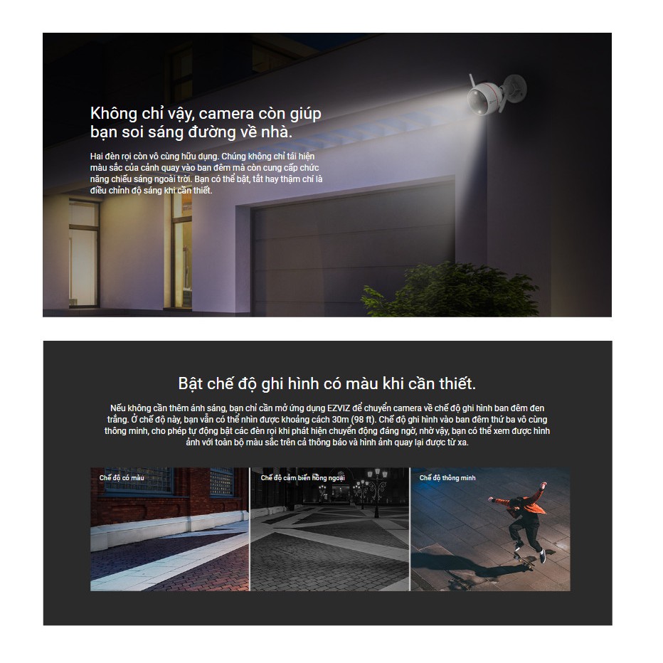 Camera Ezviz C3W PRO 4M - Có màu ban đêm | WebRaoVat - webraovat.net.vn
