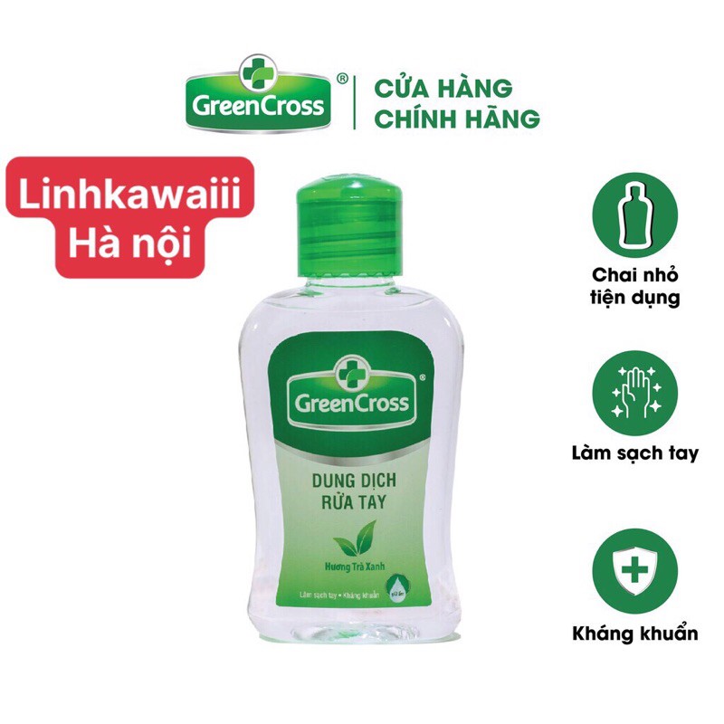 Nước Rửa Tay Green Gross Hương Trà Xanh Chai 100ml