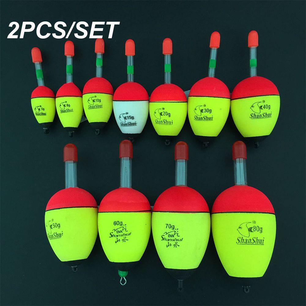 Set 2 Phao Câu Cá Dạ Quang 5g / 8g / 10g / 15g / 20g / 30g / 40g / 50g / 60g / 70g / 80g Chuyên Dụng