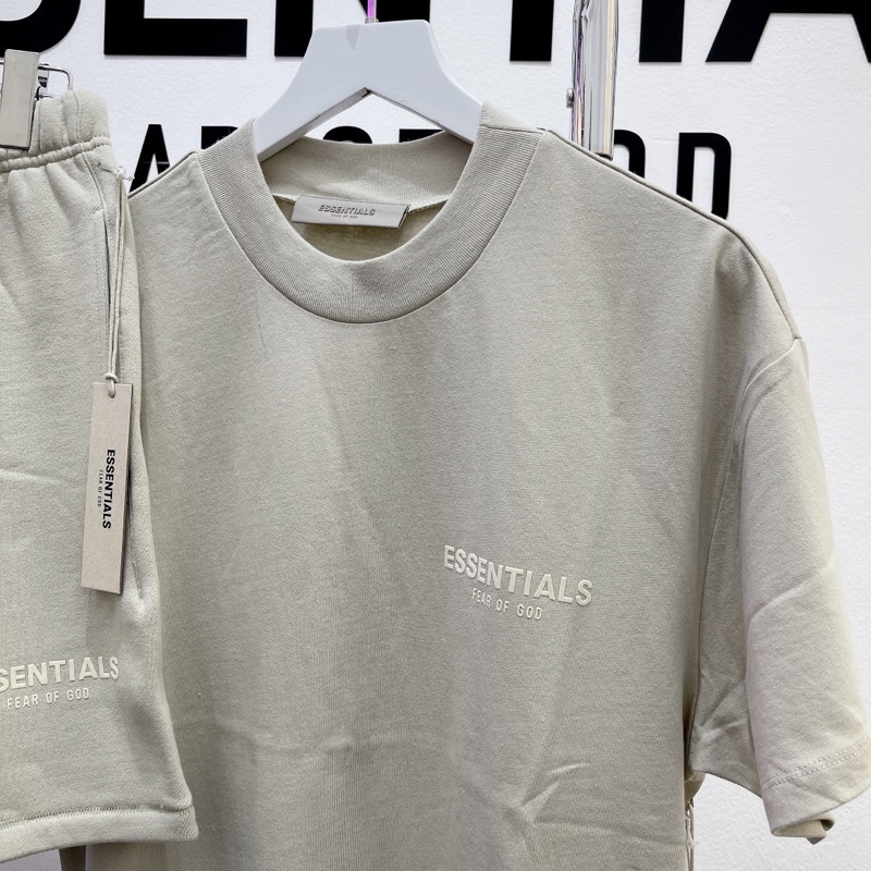 ⚡️[BEST QUALITY] - Set Quần Áo FOG Fear Of God ESSENTIALS SS22 Wheat, Combo bộ quần áo FOG ESSENTIALS nam