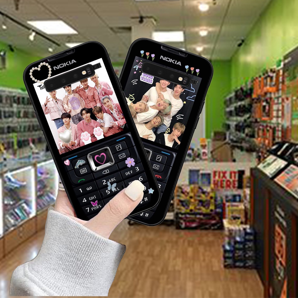 Ốp Samsung S10 / S10 5G / S10 Plus / S10+ bộ hình điện thoại nokia huyền thoại , BTS , Vpop cute