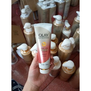 sữa tắm , dưỡng olay .