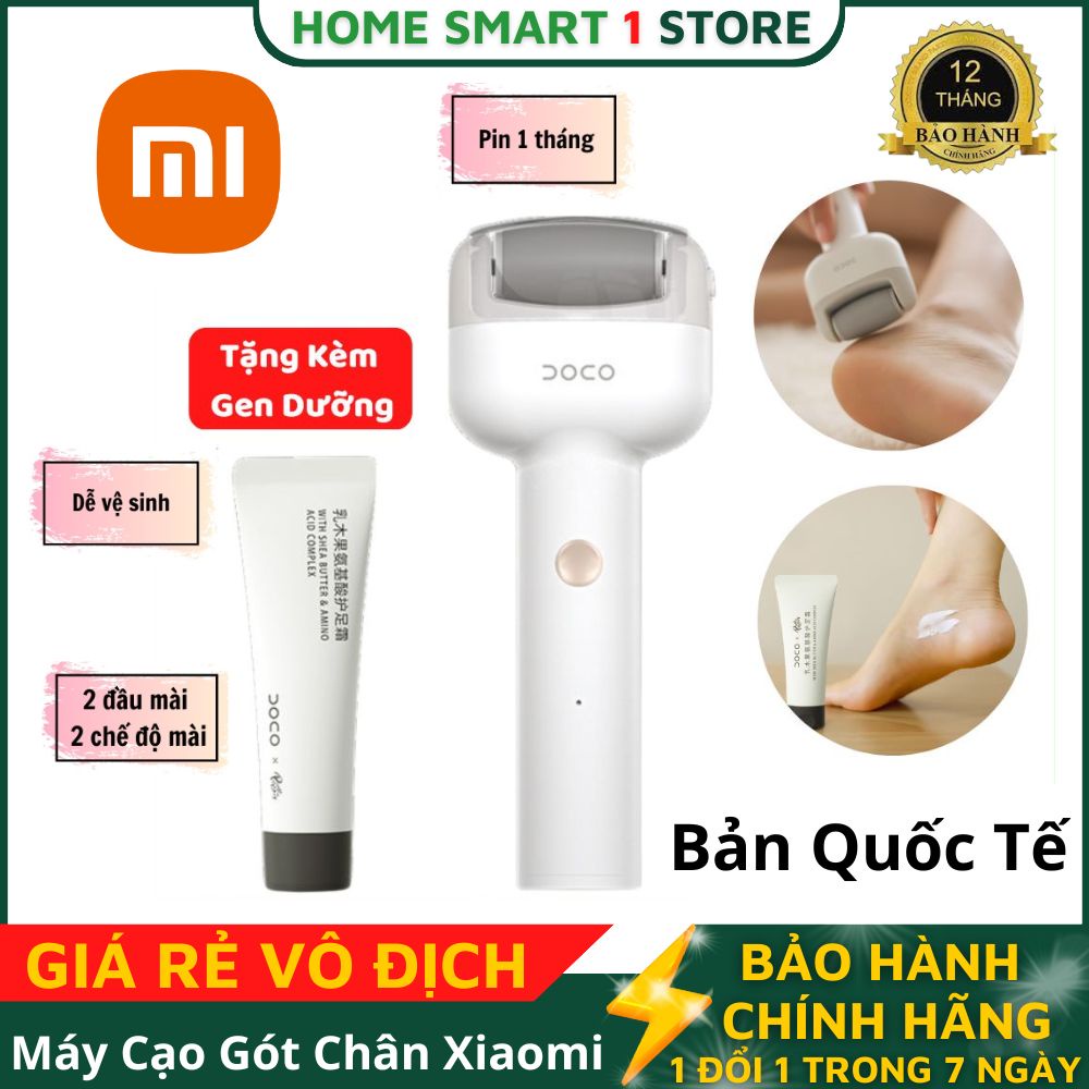 Máy Chà Gót Chân Xiaomi - Tặng kèm kem dưỡng, 2 đầu mài, 2 chế độ mài, Loại bỏ vết chai,Da chết,Chống nước -home_smart_1