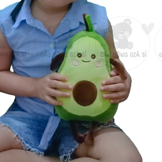 GẤU BÔNG QUẢ BƠ 30CM