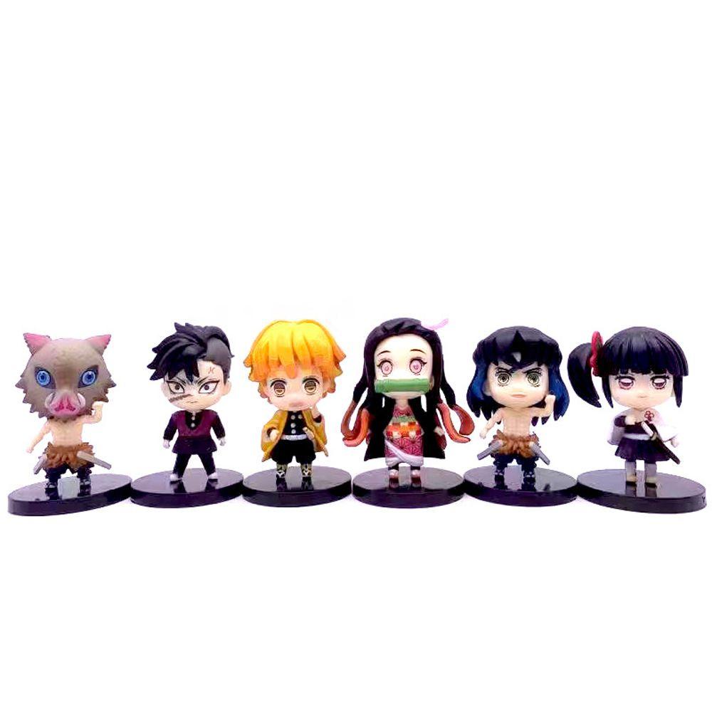 Mô Hình Nhân Vật Phim Demon Slayer Dễ Thương Dùng Trang Trí