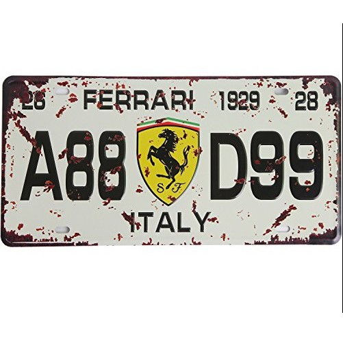 [GIÁ TẠI XƯỞNG] Biển số xe sắt treo tường trang trí retro vintage (cổ điển) 15x30cm giá rẻ | BigBuy360 - bigbuy360.vn