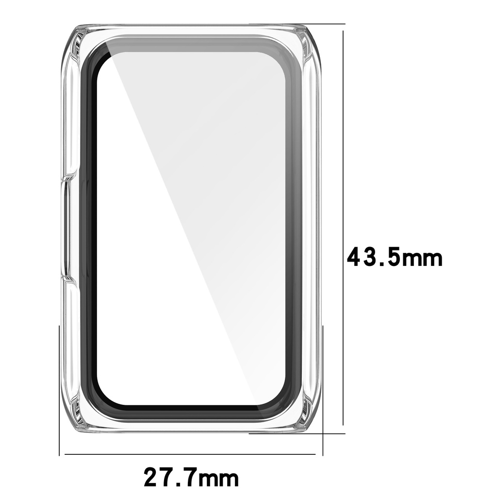 Ốp Điện Thoại Kính Cường Lực PC Cứng Bảo Vệ Màn Hình Cho Huawei Band 7 6 pro NFC Honor Band 6