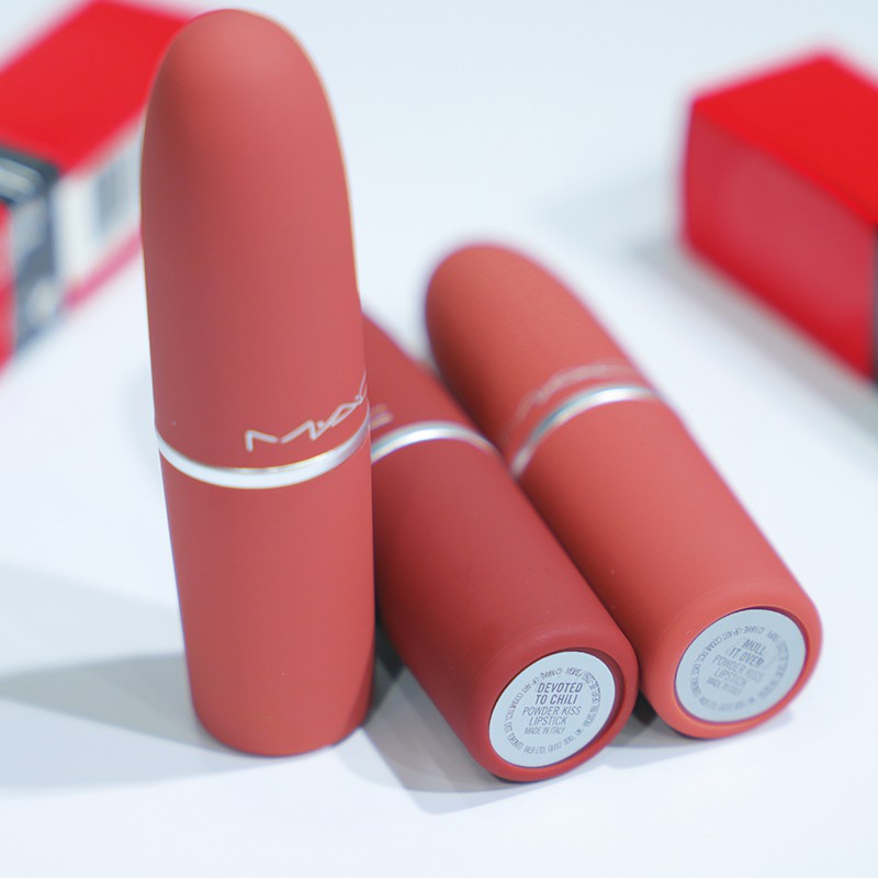 Son môi MAC Powder Kiss Lipstick 3g [Phiên bản giới hạn] LIMITTED 2020 full box hãng. 4.8 - yenthu