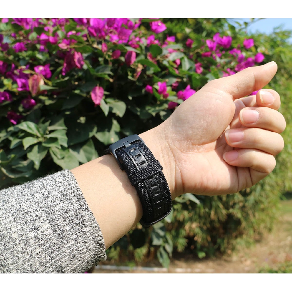 Dây Đeo Sợi Nylon Thể Thao Cho Đồng Hồ Thông Minh Garmin Vivoactive 3