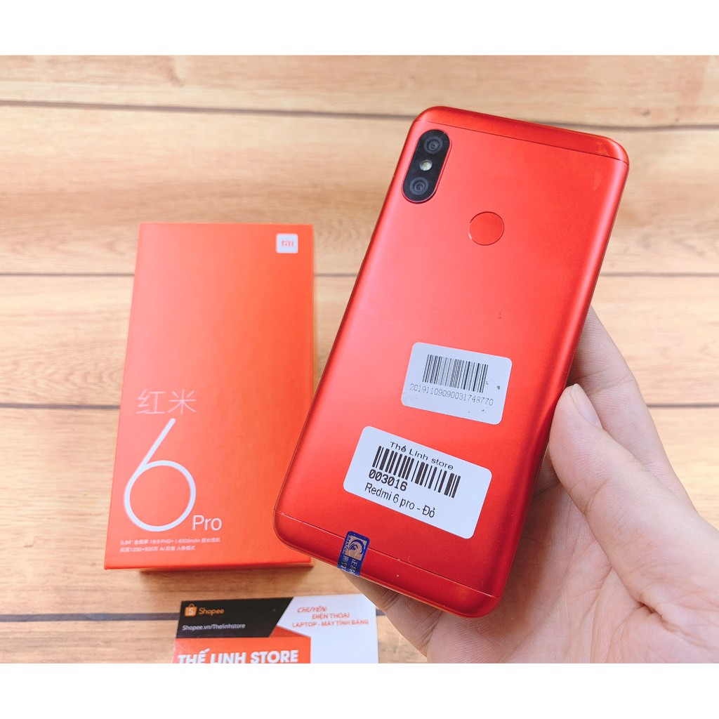 [Mã 2611DIENTU500K hoàn 7% đơn 300K] Điện thoại Xiaomi Redmi 6 Pro có Tiếng Việt - MIUI 11 Màn tai thỏ | WebRaoVat - webraovat.net.vn