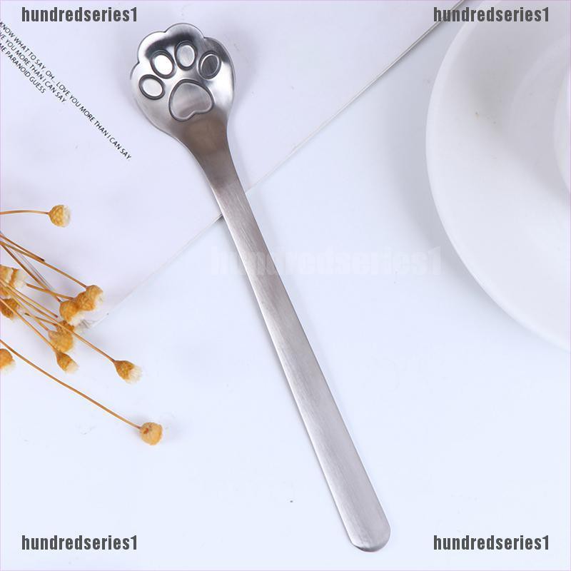 Muỗng Inox Hình Chân Mèo Dễ Thương