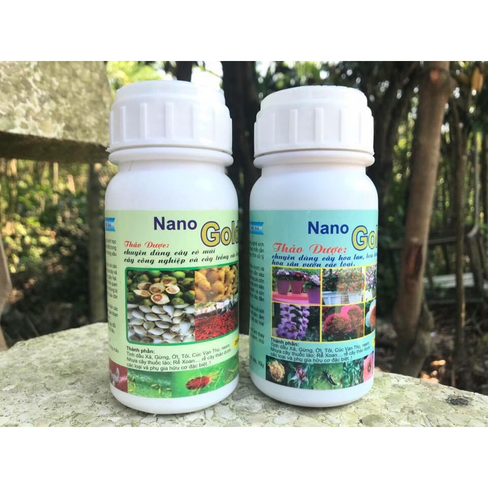 Chế Phẩm Sinh Học Thảo Dược Dùng Cho Cây Trồng Chế Phẩm Nano Gold Lọ 250ml
