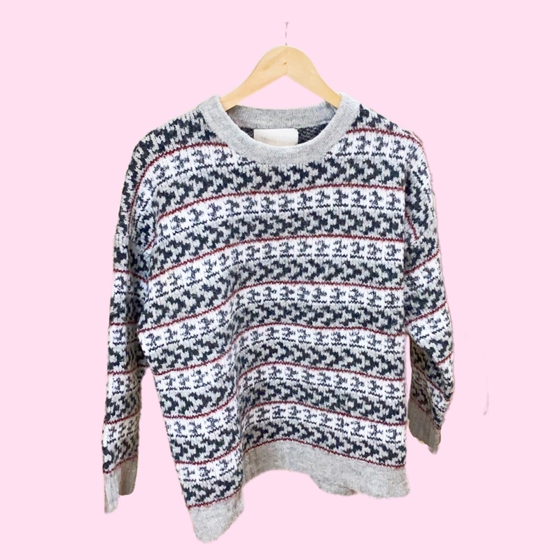 ÁO LEN THỔ CẨM HOẠ TIẾT TAY BỒNG DÁNG DÀI( nhiều mẫu)Q | BigBuy360 - bigbuy360.vn