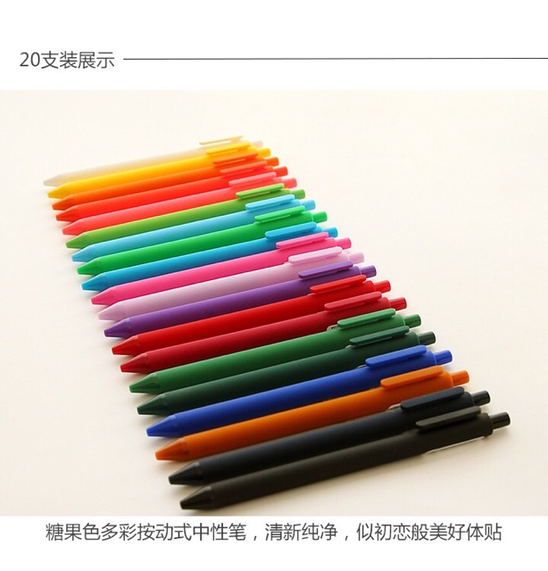 Bút Gel Xiaomi Kaco pure Green- Bộ 10 cây & Bộ 20 cây