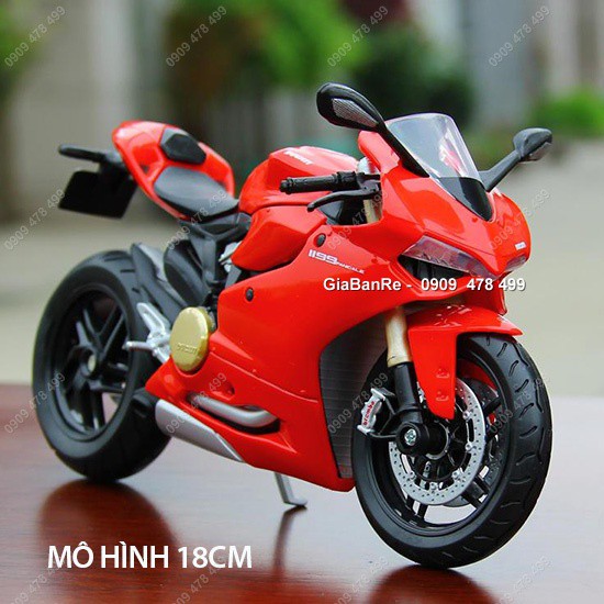 Xe Mô Hình Moto Ducati 1199 Panigale Huyền Thoại Tỉ Lệ 1:12 - Maisto -8618