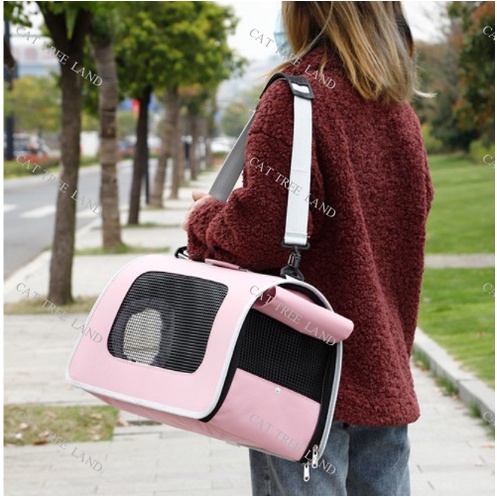 TÚI VẬN CHUYỂN CHÓ MÈO KIỂU XÁCH TAY, KÈM DÂY ĐEO VAI, CÓ LỖ CHUI THOÁNG KHÍ - BALO (BA LÔ), LỒNG VẬN CHUYỂN THÚ CƯNG