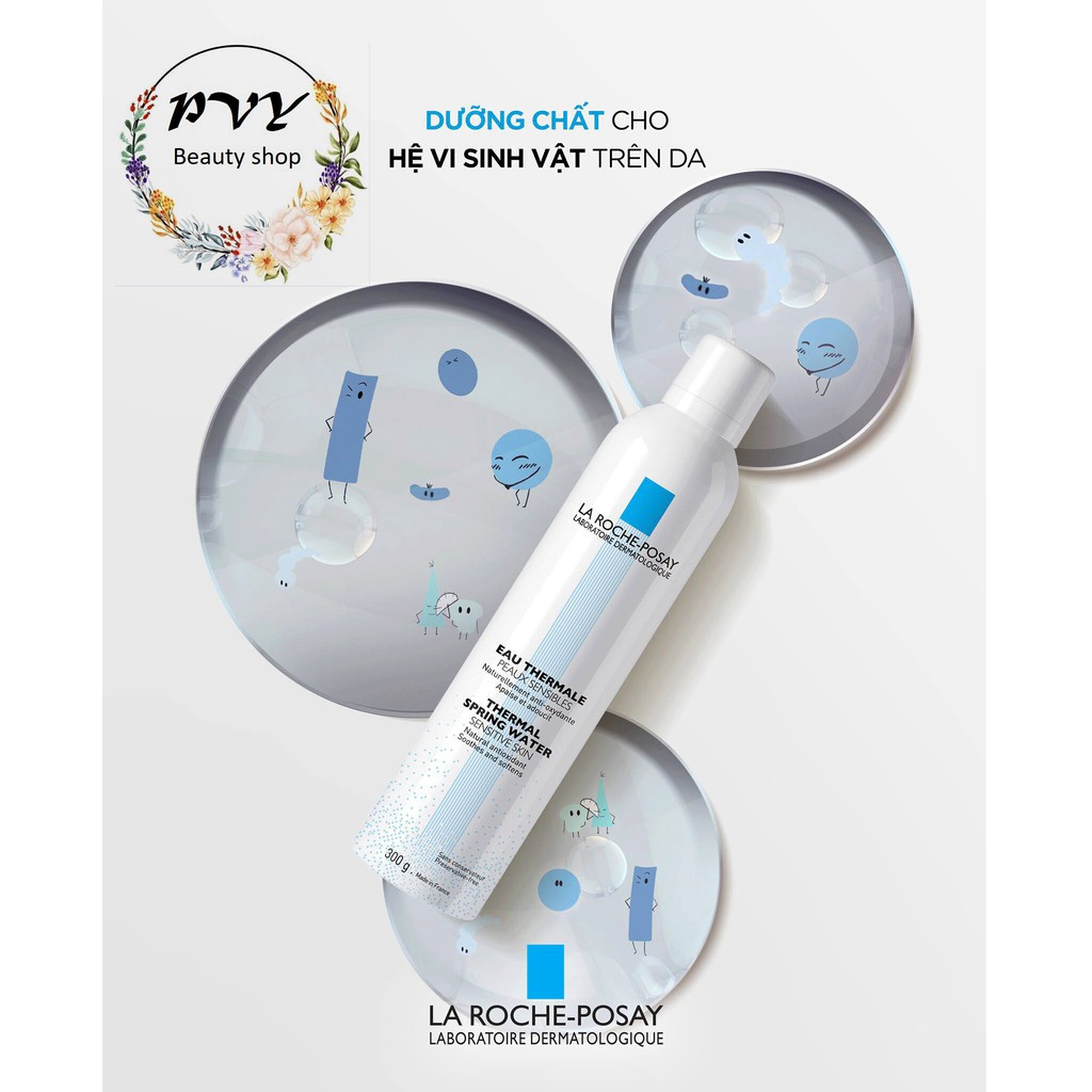 Nước xịt khoáng làm sạch và làm dịu La Roche Posay cho da nhạy cảm La Roche-Posay Thermal Spring Water #Pvy Beauty