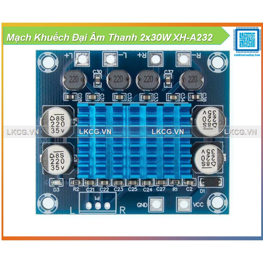Mạch Khuếch Đại Âm Thanh 2x30W XH-A232