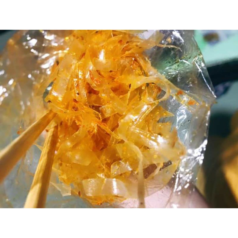 13 - 14 bị bánh tráng trộn sợi + sốt me kèm đũa