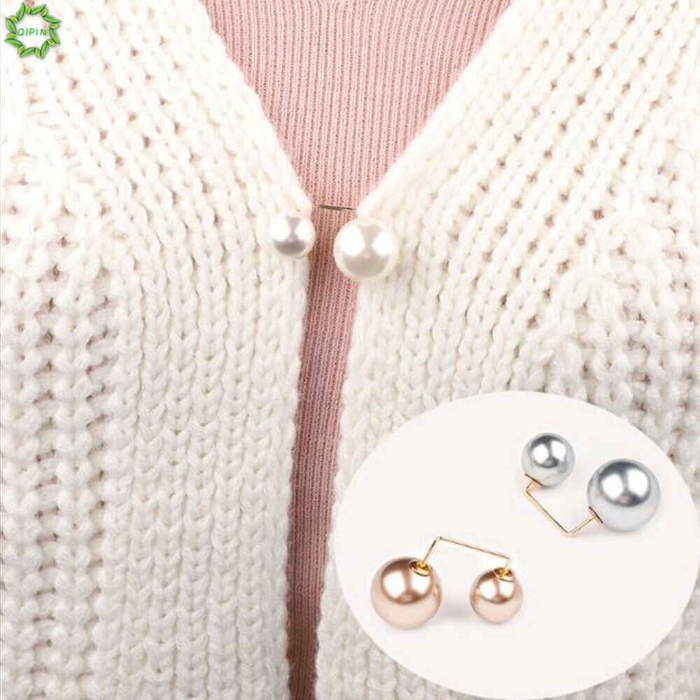 Ghim Cài Áo Đính Ngọc Trai Nhân Tạo Thời Trang Cho Nữ