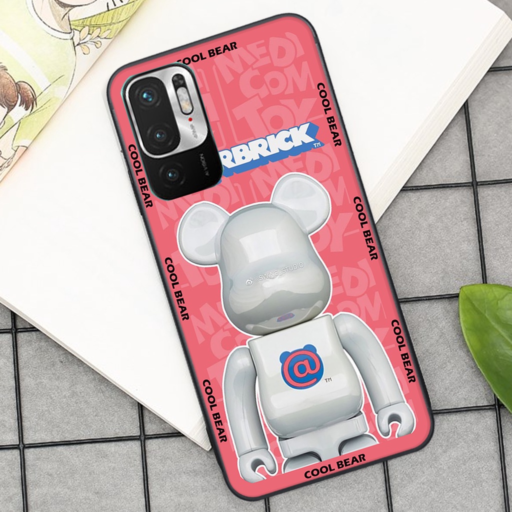 Ốp lưng Xiaomi REDMI NOTE 10 5G in hình K@ws, Cool Be@r SIÊU NGẦU