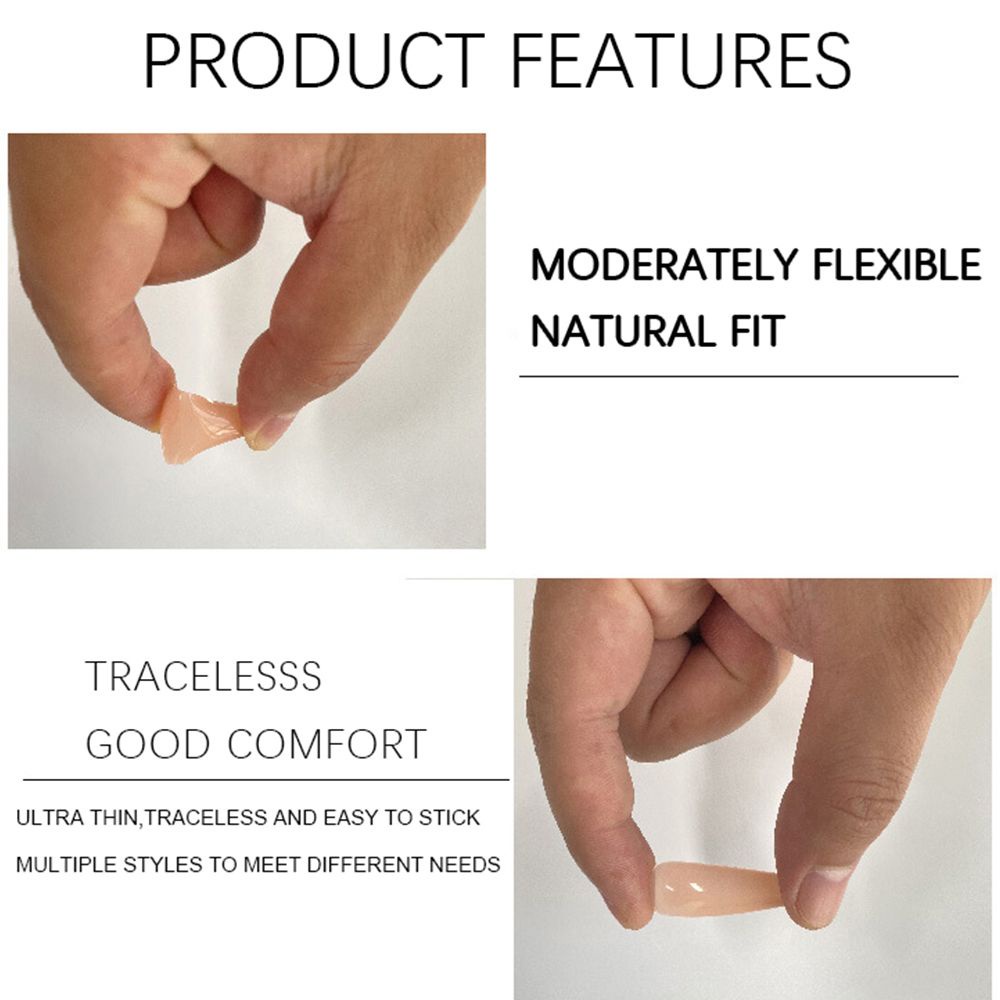 [Hàng mới về] Hộp 240 móng tay giả trong suốt tự nhiên không để lại dấu vết