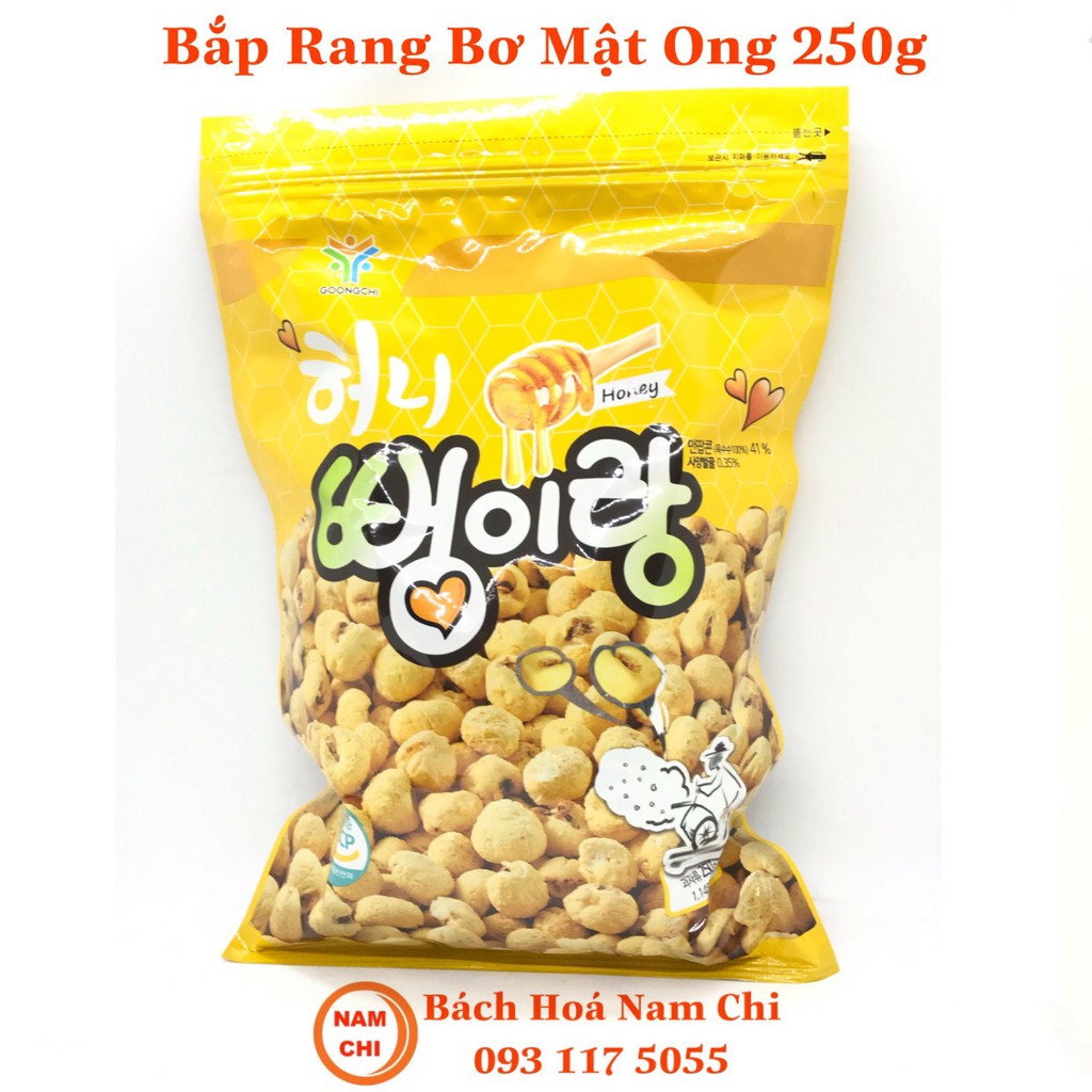 [DATE 02/2021] Bắp Rang Goongchi Mật Ong Hàn Quốc 250g