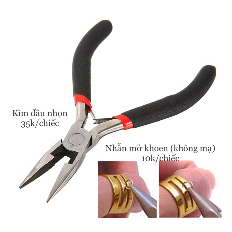 Nhẫn mở khoen - dụng cụ làm handmade