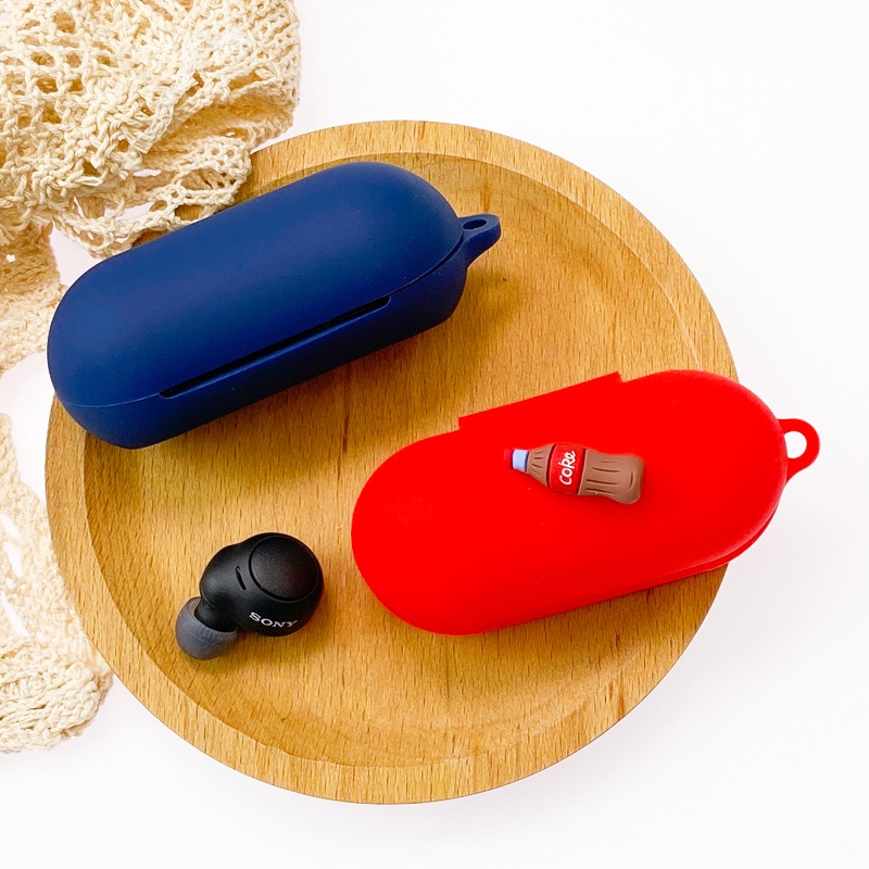 Vỏ Bảo Vệ Hộp Sạc Tai Nghe Bluetooth Sony Wf-c500 Wf-c500 Hình Người Dơi