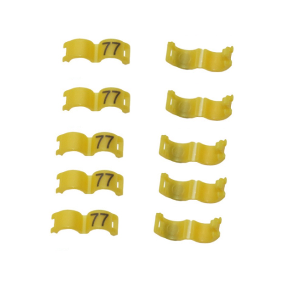 Bộ 10 Vòng Kẹp Nhựa 2.7 / 3 / 4 / 4.5mm Gắn Chân Chim Vẹt