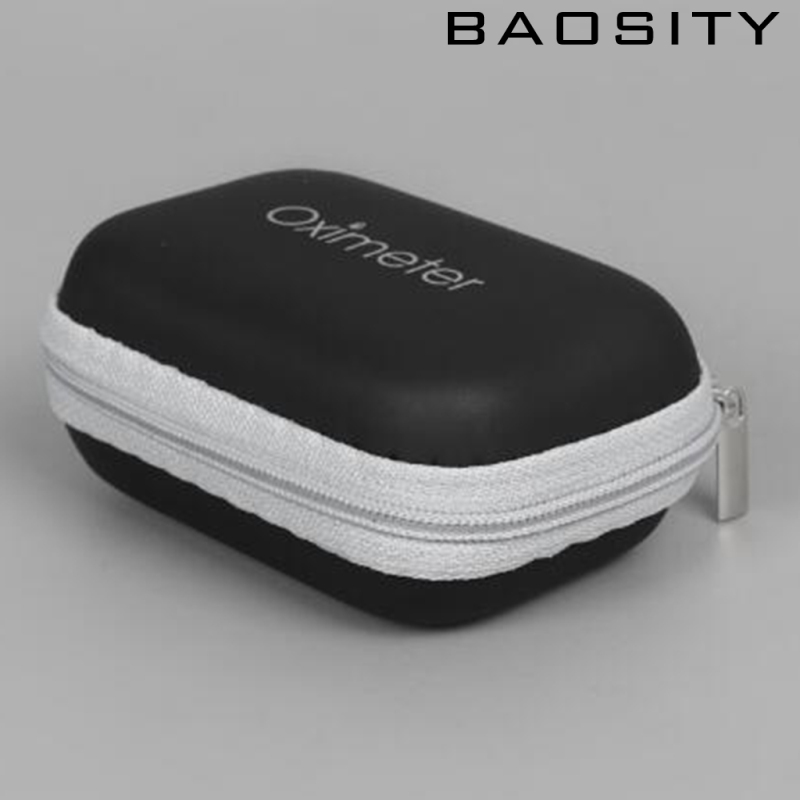 [BAOSITY]Travel Fingertip Pulse Oximeters Case Waterproof Blood Oxygen Sensor Bag Storage