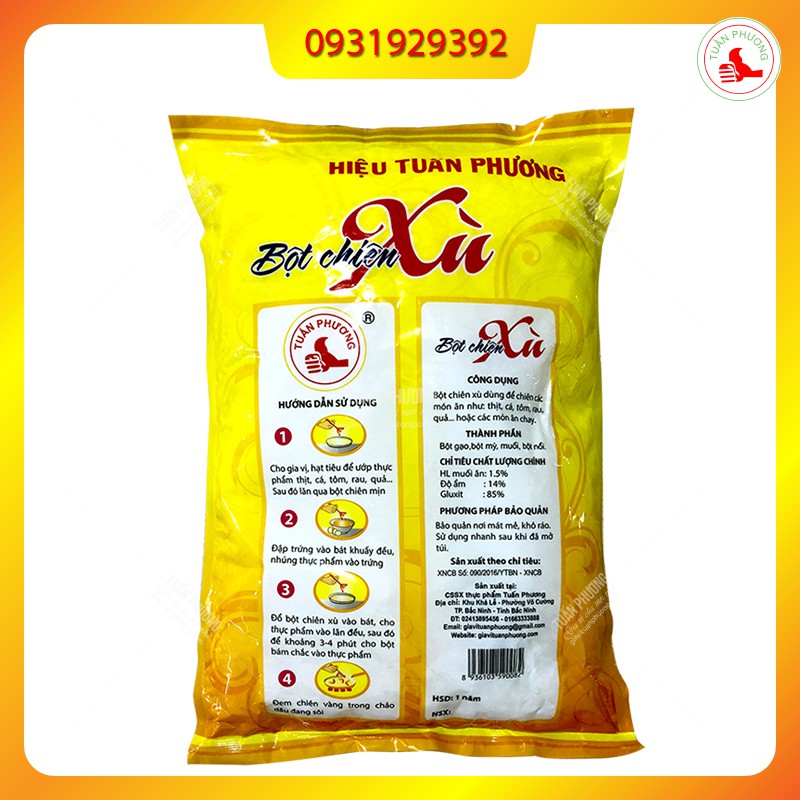 Bột Chiên Xù Trắng Cao Cấp 1 kg ( Gói )