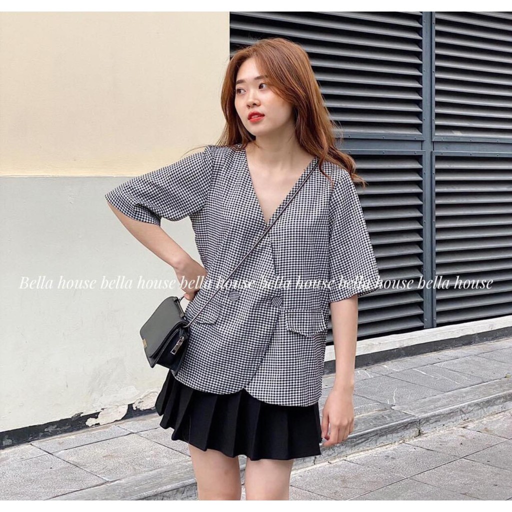 Set  áo Vest + Cv xoè xếp ly | BigBuy360 - bigbuy360.vn