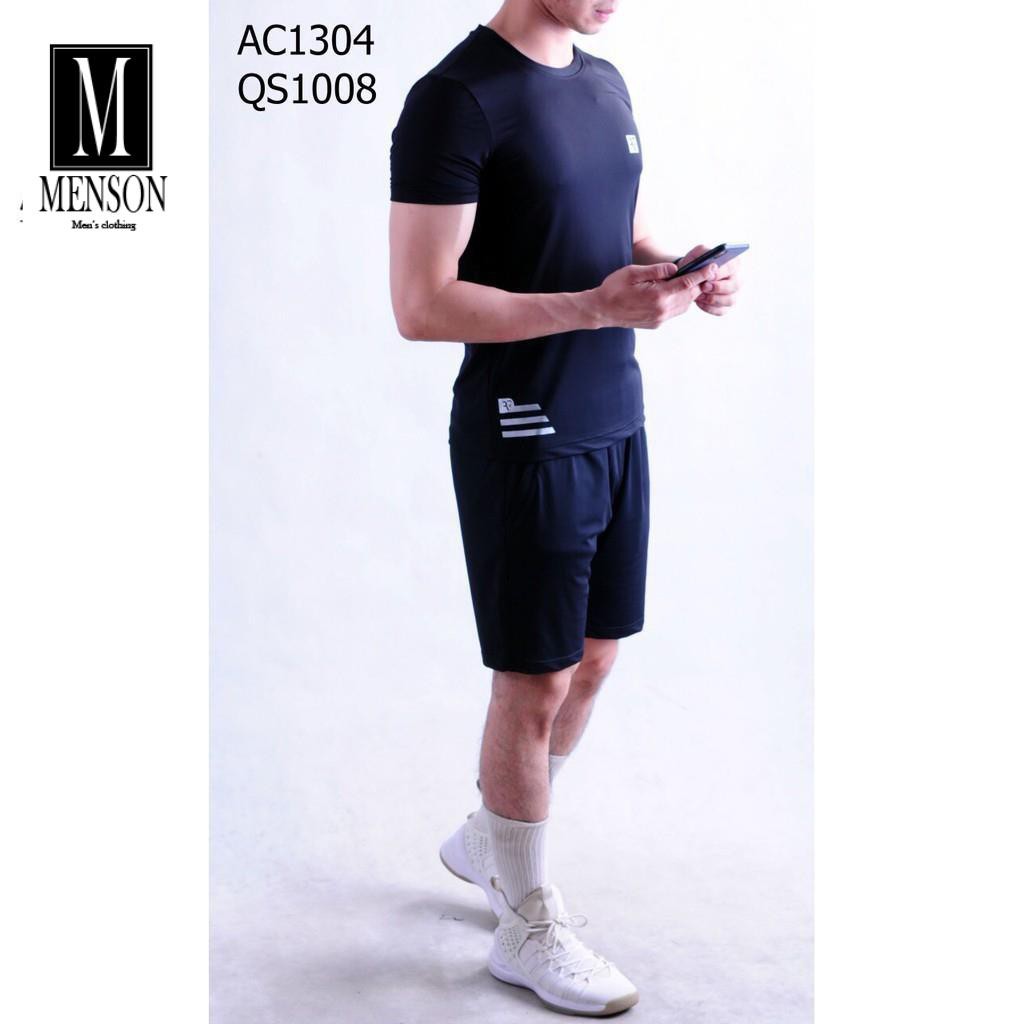 ⭐️HÀNG CAO CẤP⭐️Bộ thể thao nam cao cấp, chất vải thun lạnh co giãn thoáng mát- Quần áo tập gym nam cổ tròn cộc tay M1 | BigBuy360 - bigbuy360.vn