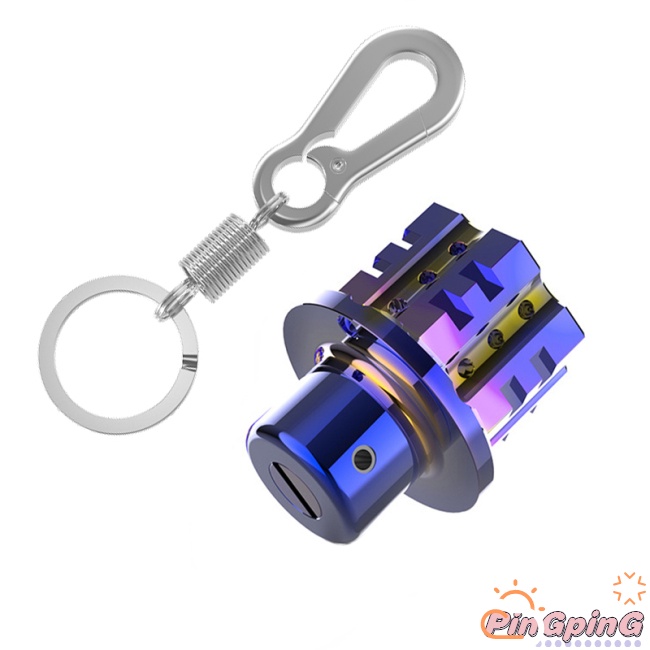 Đầu chìa khóa bằng hợp kim titan kèm móc khóa tiện dụng