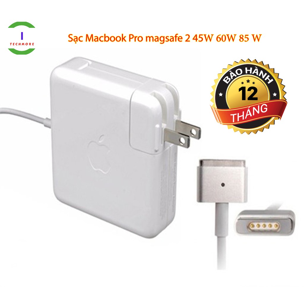 Sạc Mac magsafe 2 (EARLY 2012 – MID 2015) Bảo hành đổi mới 12 Tháng| FREE SHIP ĐƠN TỪ 50K