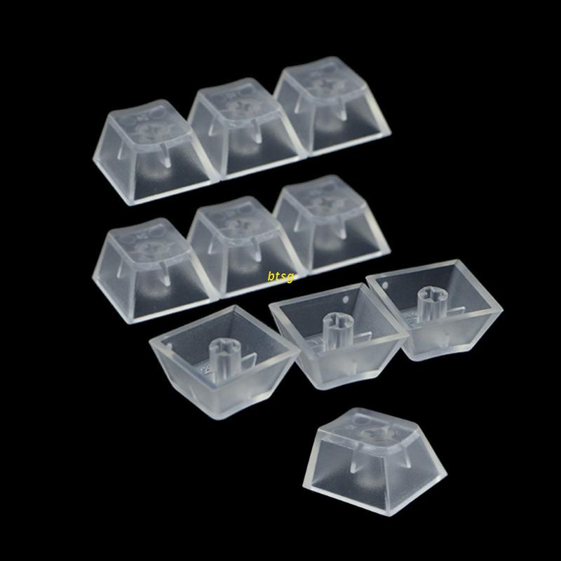Bộ 10 Nút Bàn Phím Cơ Bằng Nhựa ABS Màu Trong Suốt Nhám Cho R4 R3 R2 R1