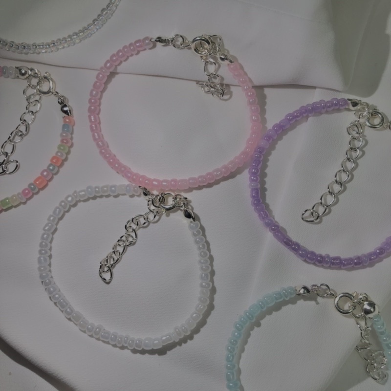 Vòng Tay Hạt Cườm Pastel