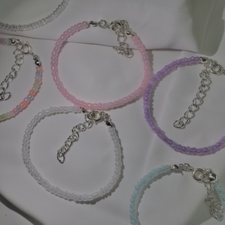 Vòng Tay Hạt Cườm Pastel
