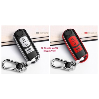 Ốp khóa Silicon ô tô Mazda 3, Mazda CX5, Mazda 2, Mazda 6, Mazda CX9