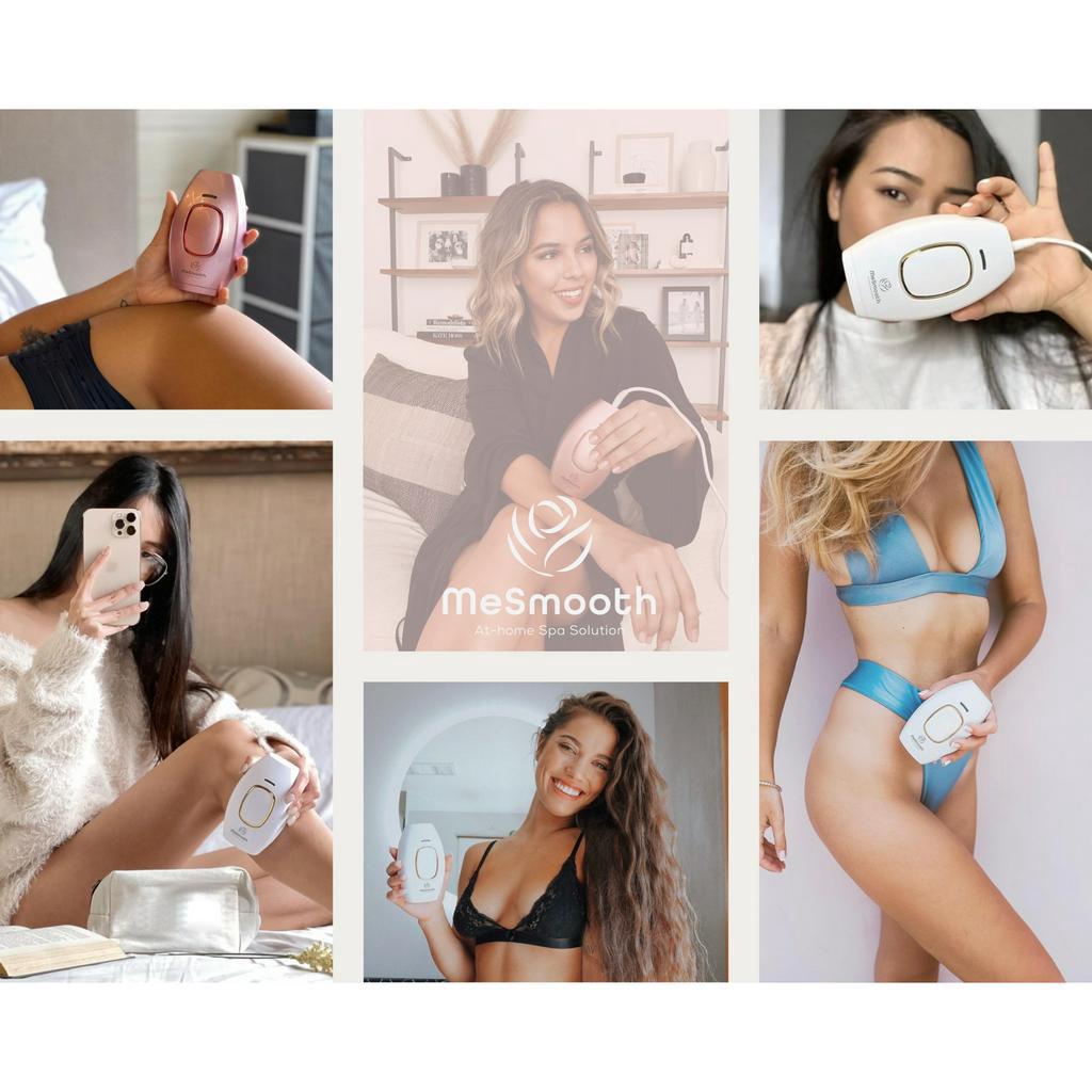 Máy Triệt Lông Vĩnh Viễn Công Nghệ IPL MeSmooth - Màu hồng | Bảo hành 1 năm | Triệt lông toàn thân