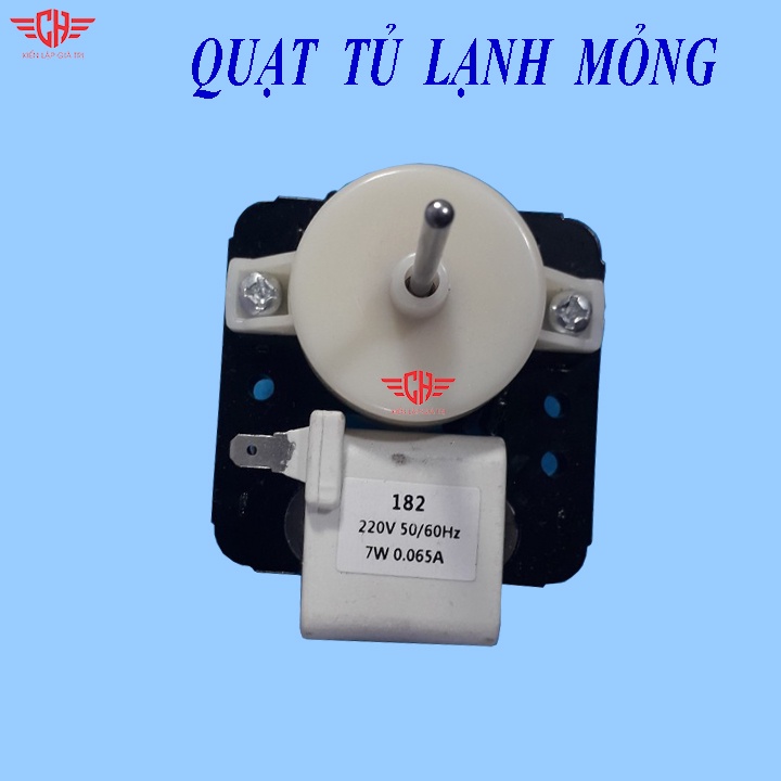 Động cơ quạt gió tủ lạnh trắng đa năng mỏng 7W Motor ngăn đá