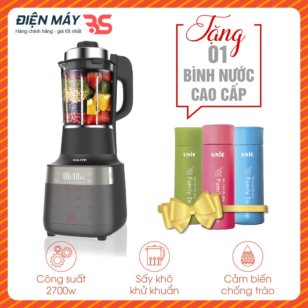 Máy làm sữa hạt đa năng Kalite Pro 900, công suất 2700W, dung tích 1.75L, công nghệ cảm ứng chống trào