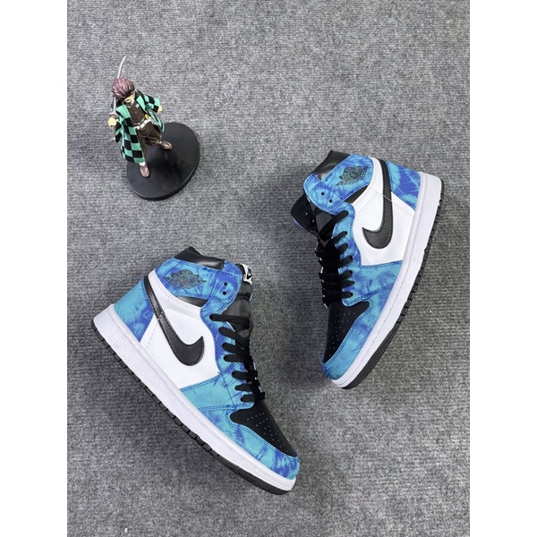 Giày Sneaker Jordan Xanh Loang Cao