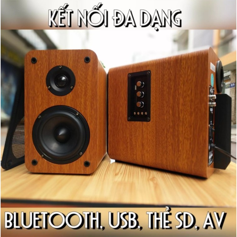 Trọn Bộ Loa Vi Tính Kiểm Âm Cao Cấp Lohao Av 8219 Âm Thanh 2.1 - Kết Nối Bluetooth Usb Sd Av - Vỏ Gỗ Công Suất Cực Lớn