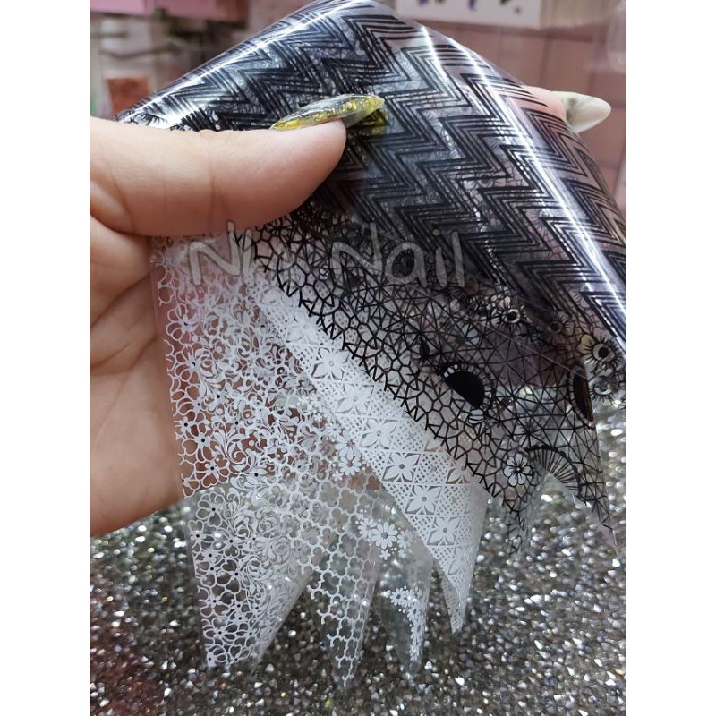 Phụ kiện Nail ,sét foil dán trang trí móng