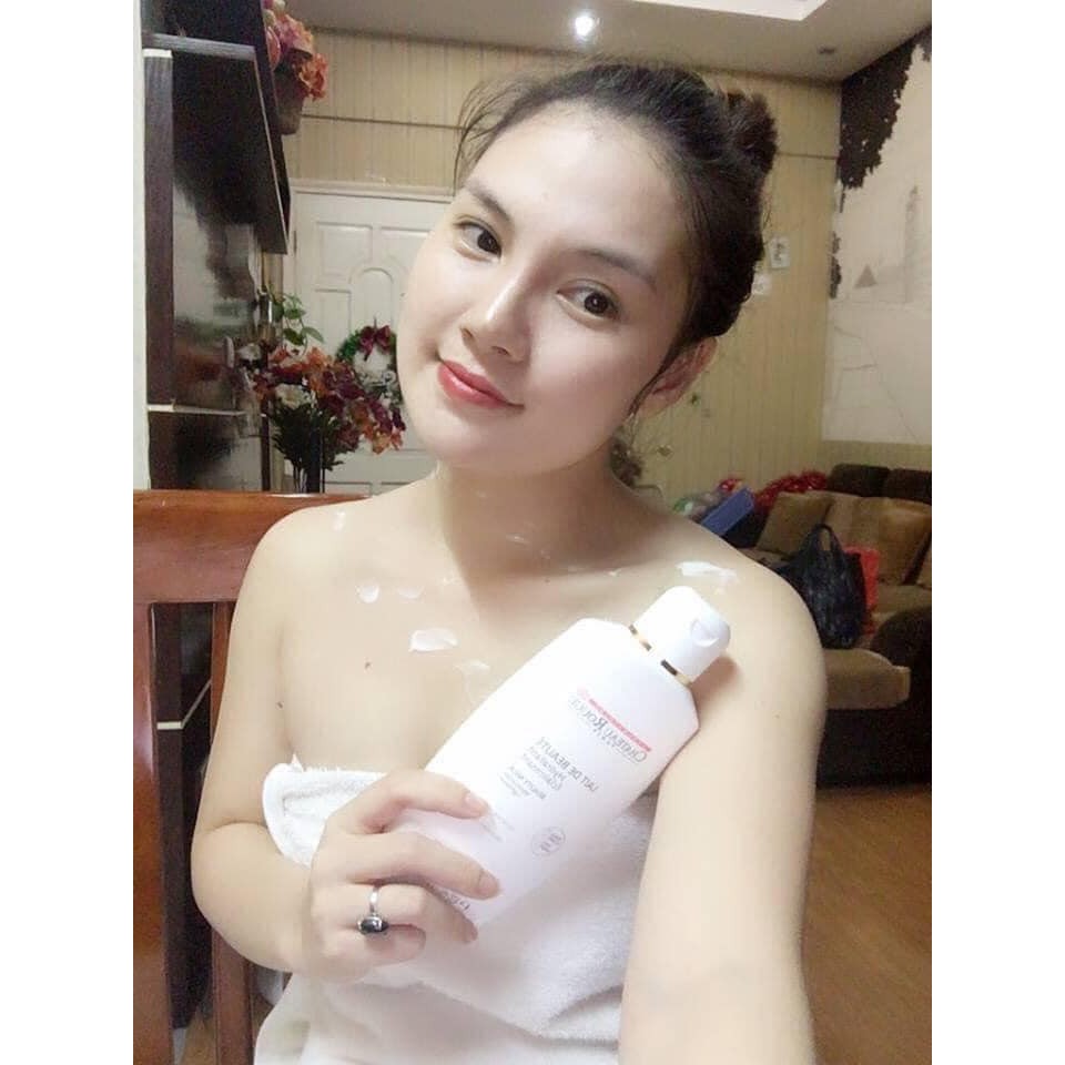 Dưỡng thể kích trắng da Chateau Rouge Paris 750ml Dùng cho cả Face và Body