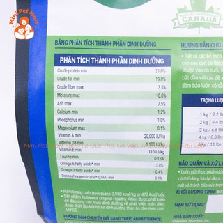 Thức ăn hạt cho mèo con NUTRIENCE Original 500g