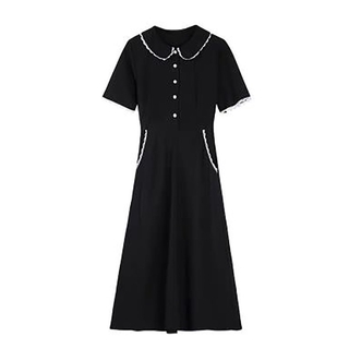 Đầm Dáng Dài Qua Gối Chiết Eo Plus Size