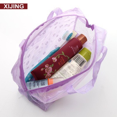 【COD】Túi đựng đồ trong suốt chống thấm nước in họa tiết hoa xinh xắn